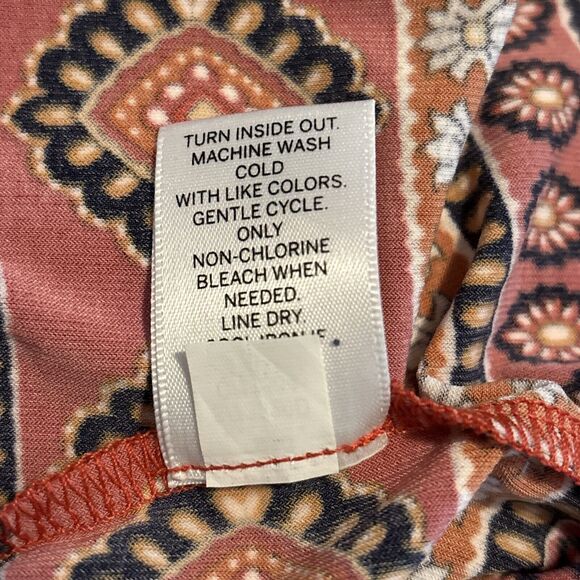 Dressbarn Dress Women A-Line Sundress Cottagecore Bohemian XL Deep V-Neck Sheath - Picture 8 of 10